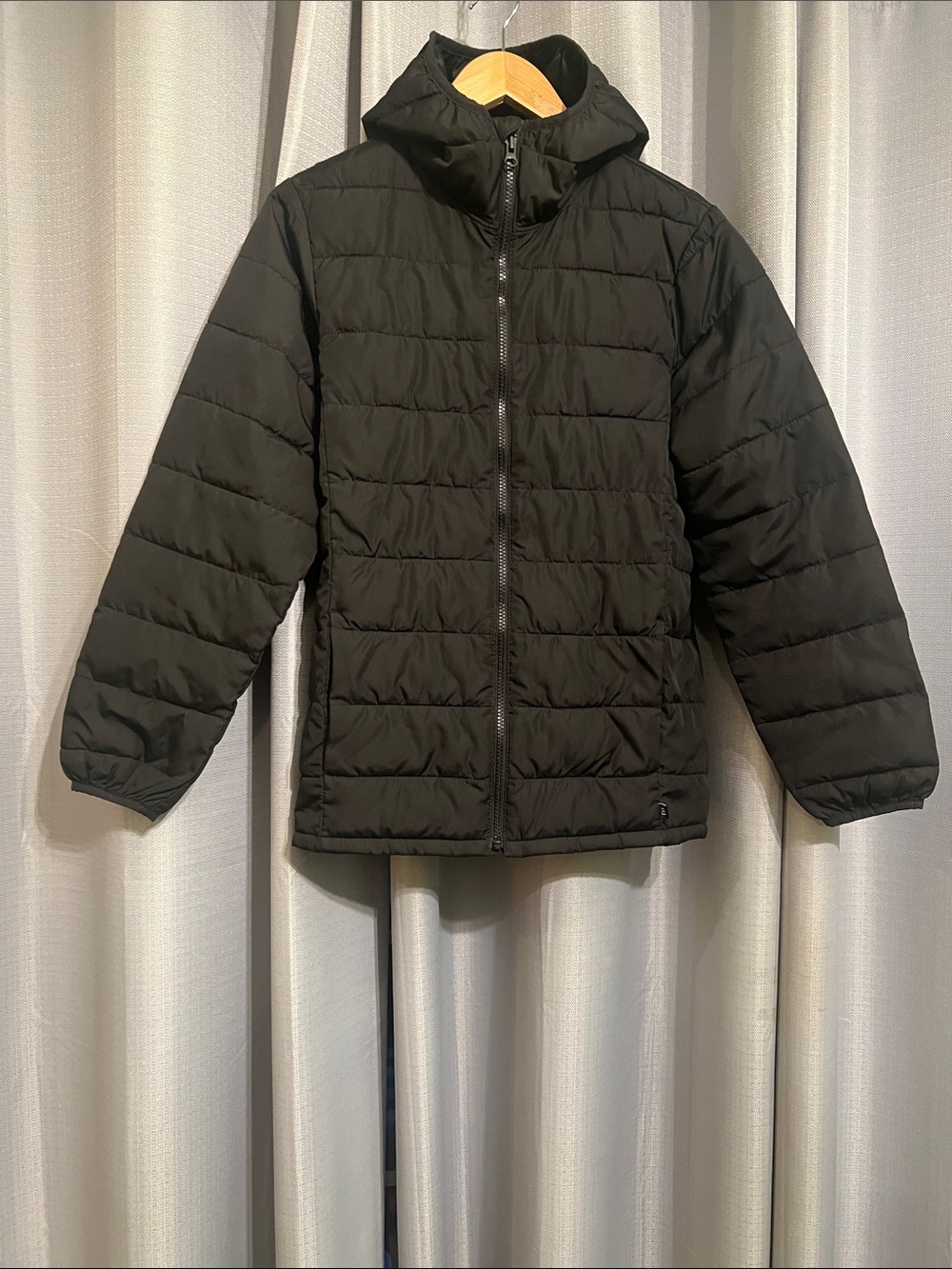 Kids ColdControl Lightweight Puffer Jacket Black XXL 14/16